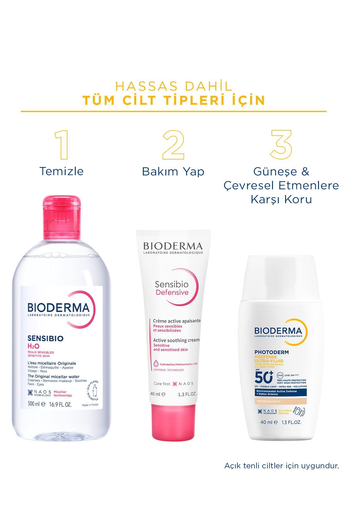 BİODERMA XDEFENSE  50 SPF 01 TİNTED