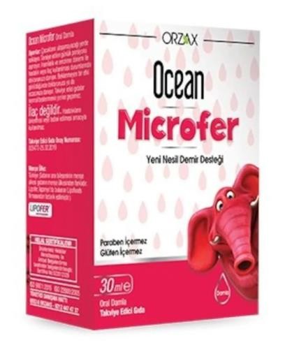 Orzax Ocean Microfer Takviye Edici Gıda 30 ml - Damla