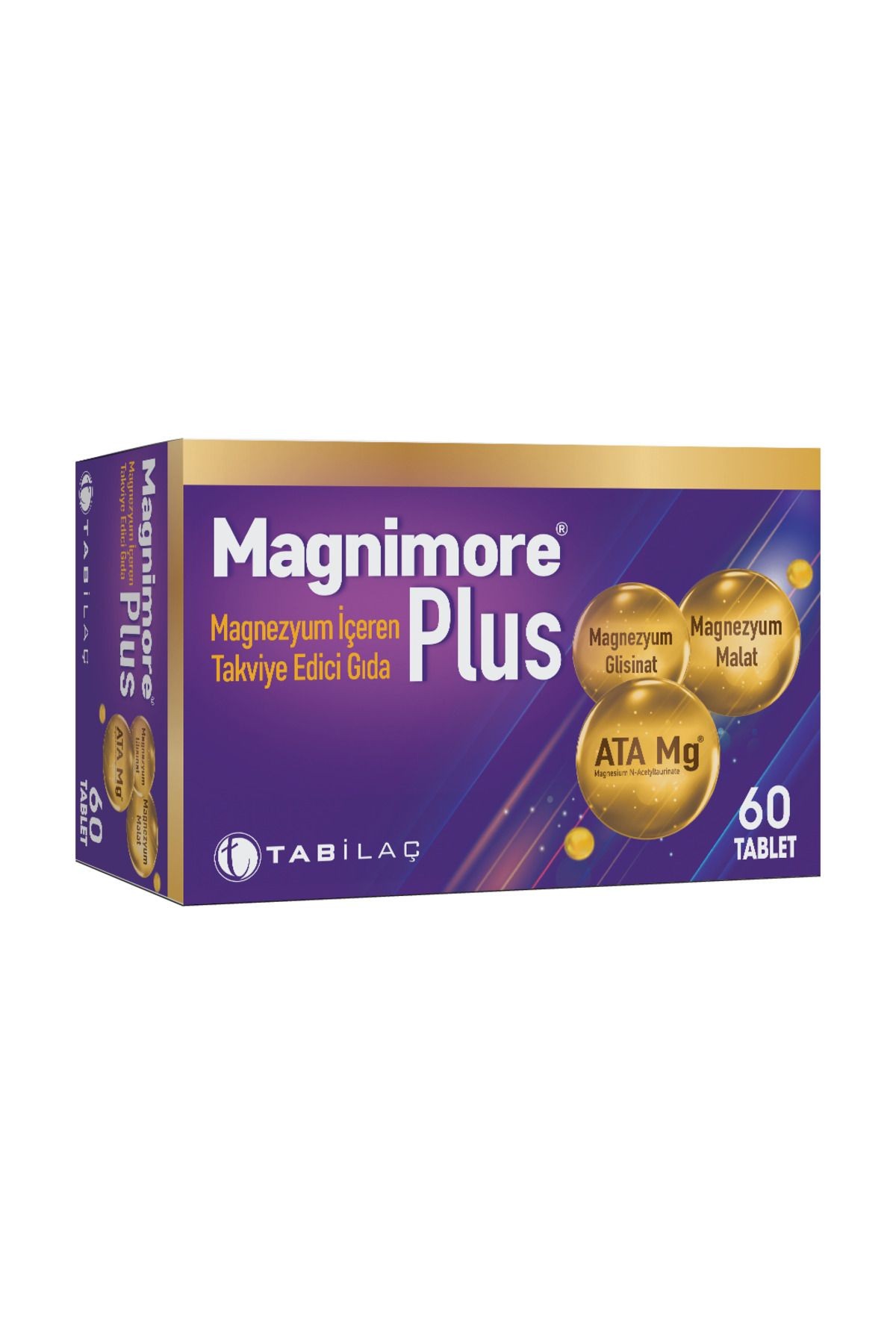 MAGNIMORE PLUS MAGNEZYUM ICEREN TAKVIYE EDICI GIDA, TABLET 105 MG 120 TABLE