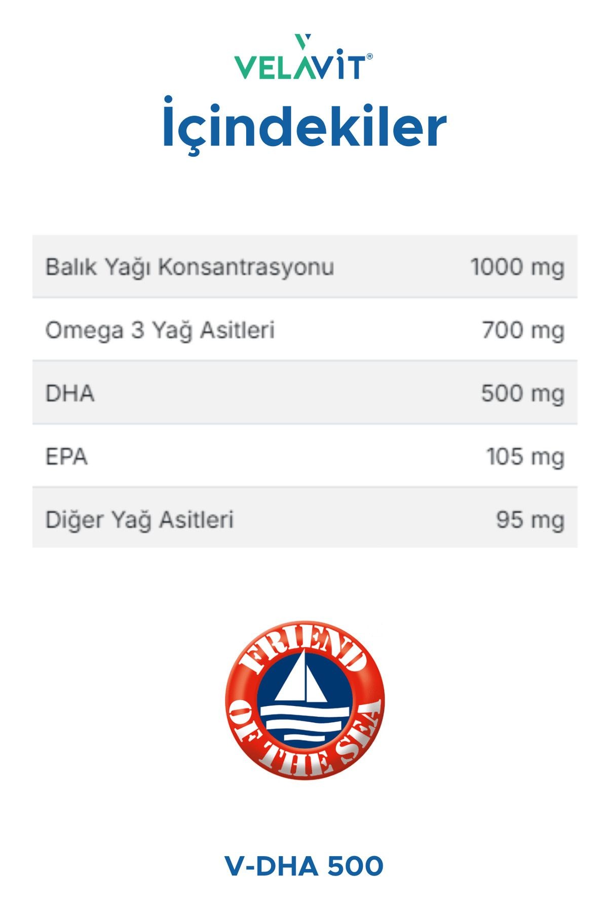 VELAVIT V-DHA 500 30 KAPSUL