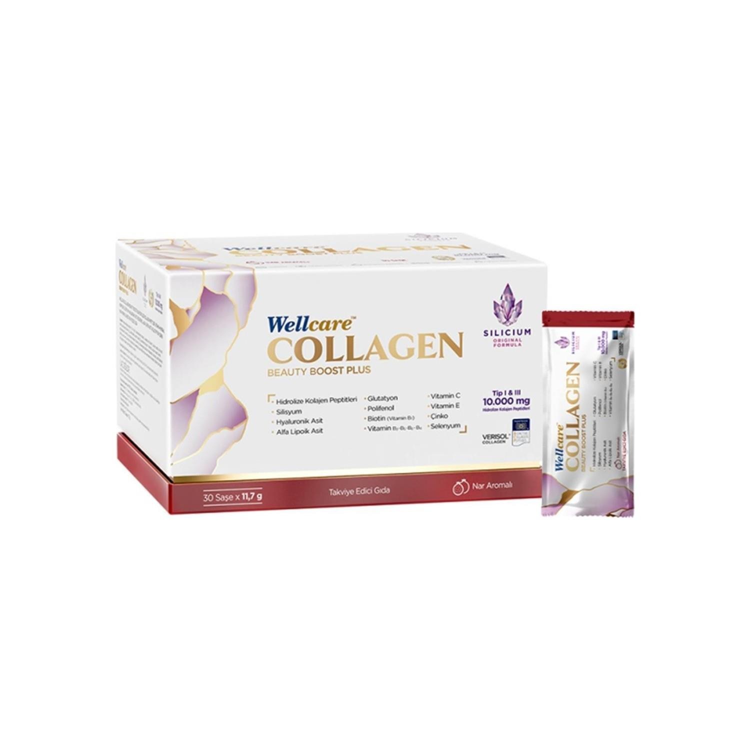 Wellcare Collagen Beauty Boost Plus Nar Aromalı 30 Saşe