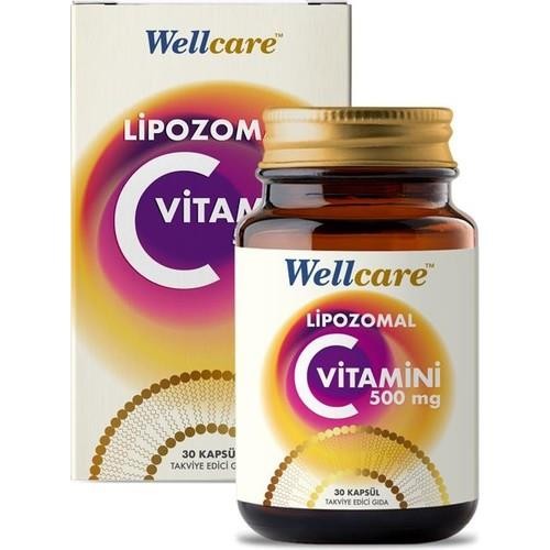 Wellcare Lipozomal Vitamin C 500 mg 30 Kapsül