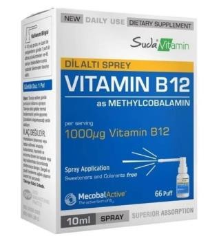 Suda Vitamin Vitamin B12 Sprey 10 ml