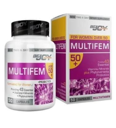 Suda Vitamin Multifem 50+ Womens Multivitamin 50 Bitkisel Kapsül