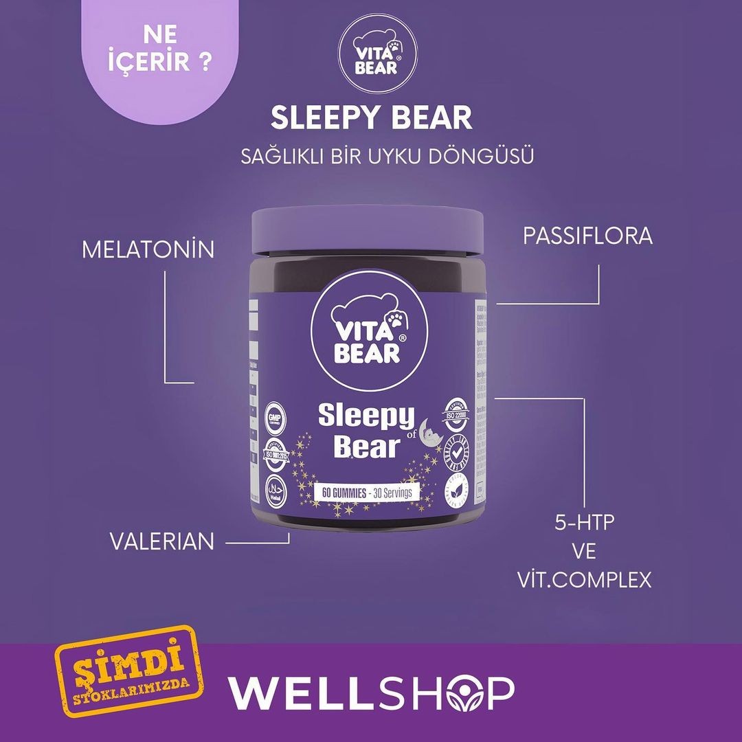 Vita Bear Sleepy Bear 60 Adet