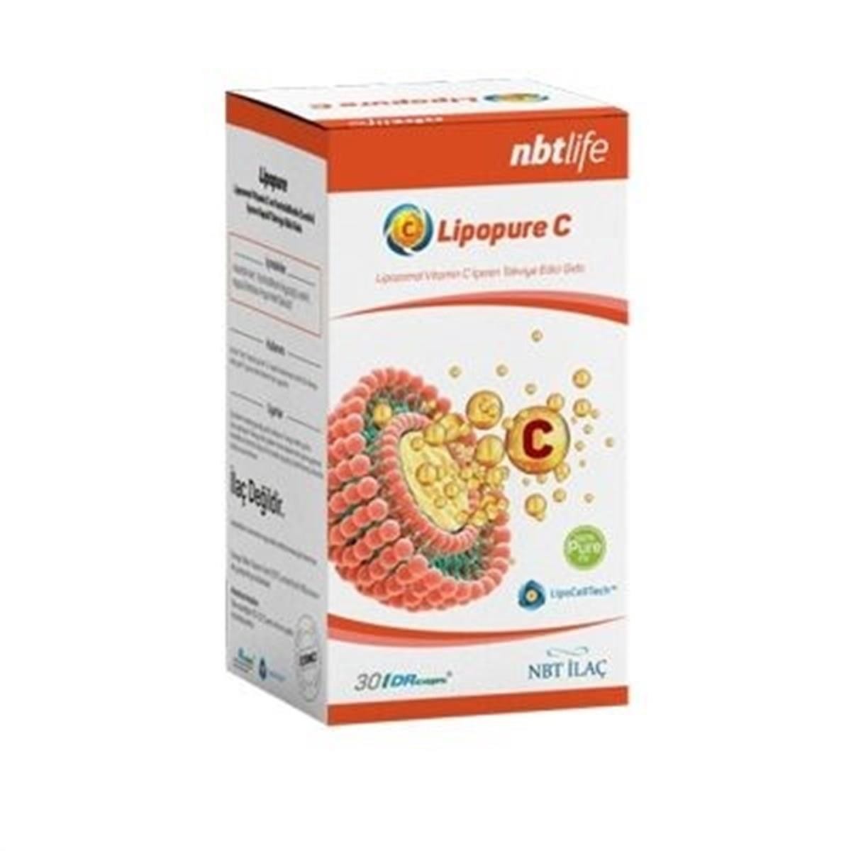 NBT Life Lipopure C Vitamini 30 Kapsül