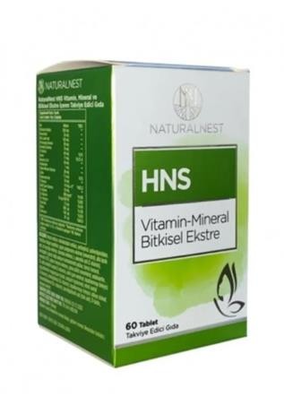 Naturalnest HNS Vitamin-Mineral Bitkisel Ekstre 60 Tablet