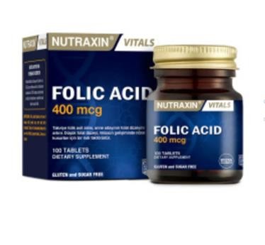 Nutraxin Folic Acid 100 Tablet