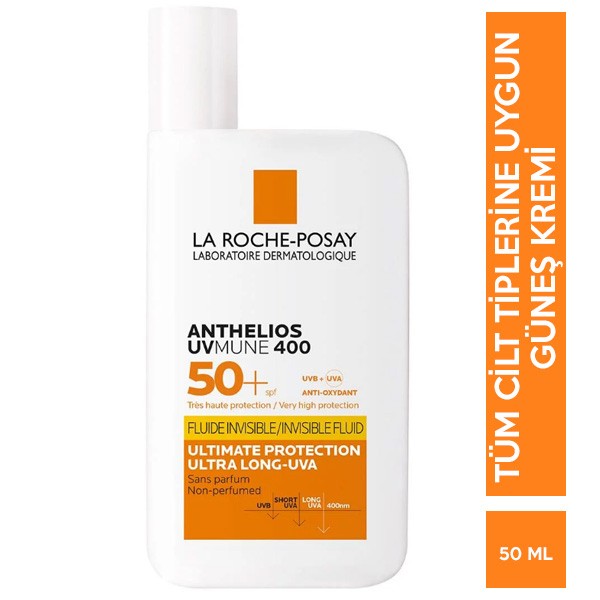 La Roche Posay Anthelios UVmune Fluid SPF50+ Güneş Kremi 50 ml