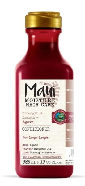 Maui Agave Nectar Zayıf Ve Güçsüz Saçlar Için Güçlendirici Saç Kremi 385ml