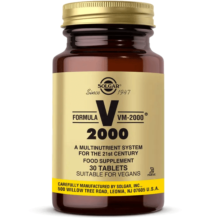 Solgar Formula VM-2000 Multivitamin ve Mineral 30 Tablet