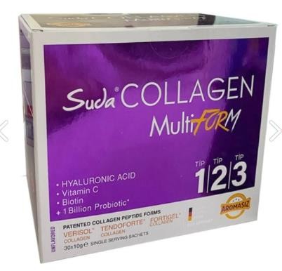 Suda Collagen MultiForm Aromasız 30 x 10 gr
