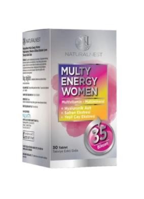 Naturalnest Multy Energy Women Takviye Edici Gıda 30 Tablet