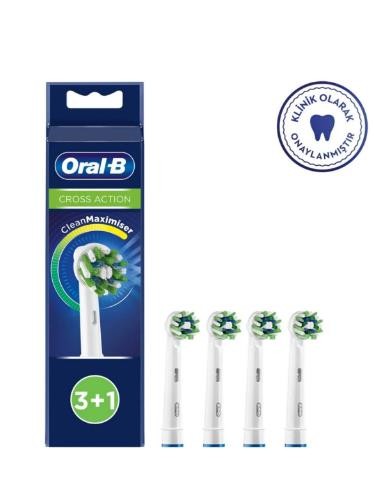 Oral-B Cross Action Clean Maximizer 3+1 Diş Fırçası Yedek Başlığı EB50