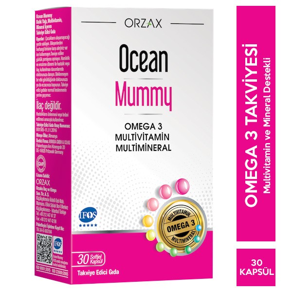 Orzax Ocean Mummy 30 Kapsül