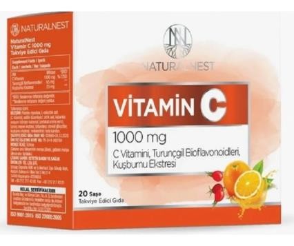 Naturalnest Vitamin C 1000 mg 20 Saşe