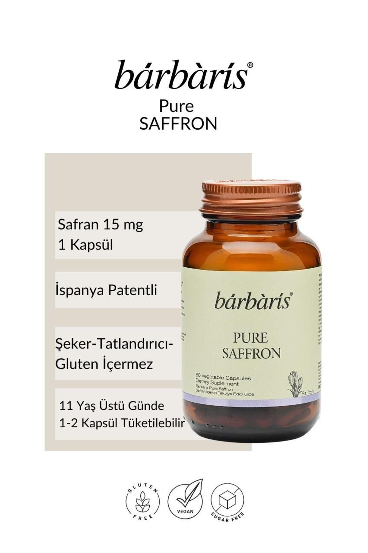 BARBARİS PURE SAFFRON 30 KAPSÜL
