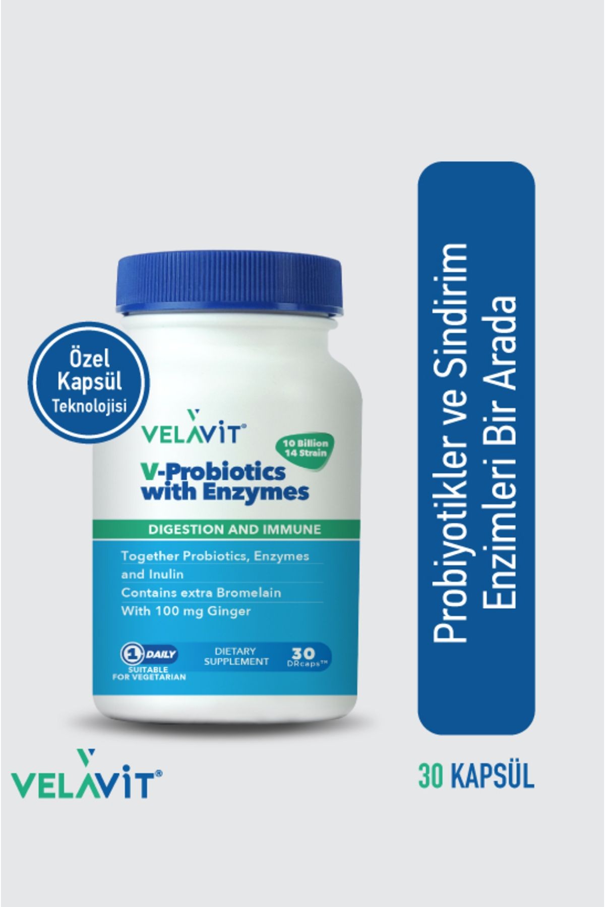 VELAVIT V-PROBIYOTIK 30 CAP
