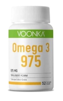 Voonka Omega 3 975 mg 52 Yumuşak Kapsül