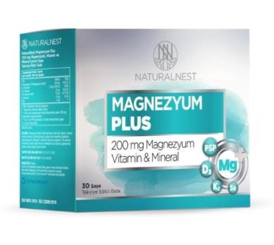 Naturalnest Magnezyum Takviye Edici Gıda 30 Saşe