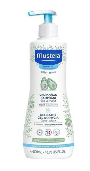 Mustela Gentle Cleansing Gel Yenidoğan Şampuan 500 ml