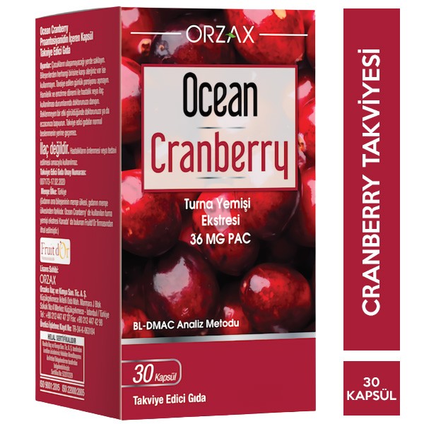 Orzax Ocean Cranberry 30 Tablet