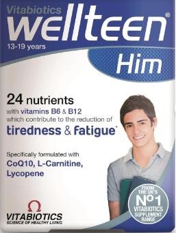 Vitabiotics Wellteen Him 13-19 Years Multivitamin 30 Tablet
