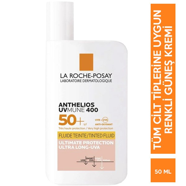 La Roche Posay Anthelios UVmune Fluid Güneş Kremi SPF50+ 50 ml - Renkli