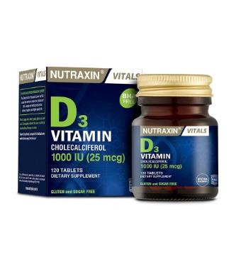 Nutraxin Vitamin D3 120 Tablet