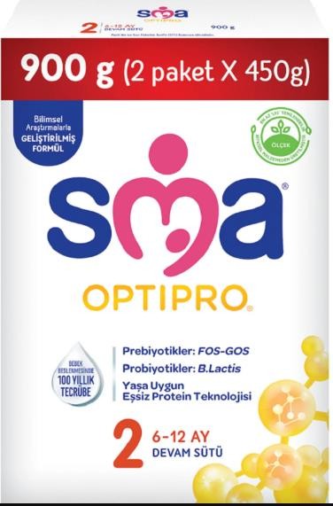 SMA Optipro 2 Probiyotik Devam Sütü 900 gr