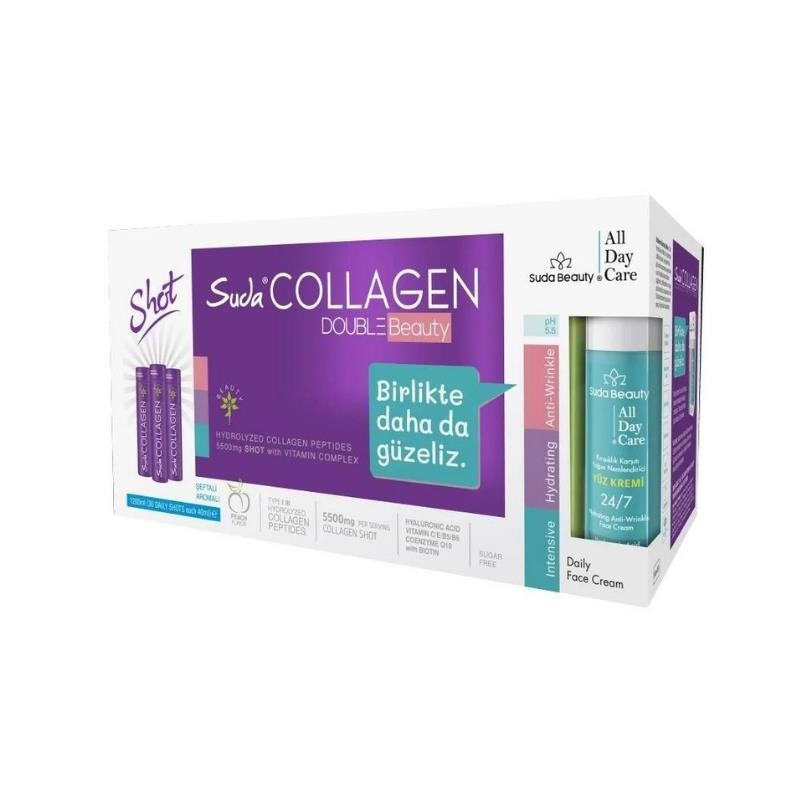 SUDA COLLAGEN DOUBLE BEAUTY (30 SHOT ŞEFTALİ)