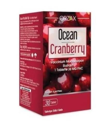Orzax Ocean Cranberry 30 Tablet