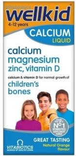 Vitabiotics Wellkid Calcium Liquid Kalsiyum 150 ml