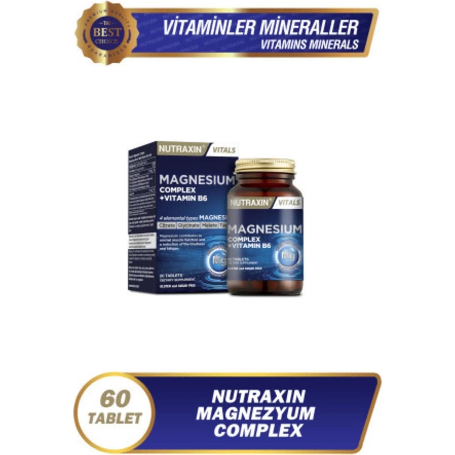 Nutraxin Magnesium Complex 60 Tablet
