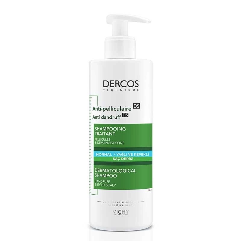 Vichy Dercos Anti-Dandruff Normal ve Yağlı Saçlar İçin Kepek Karşıtı Şampuan 390 ml