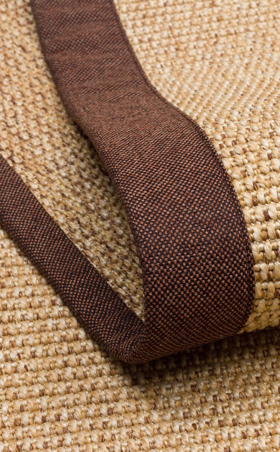 Sisal Bordur Serisi - Natural Dokuma Kahve Bordür