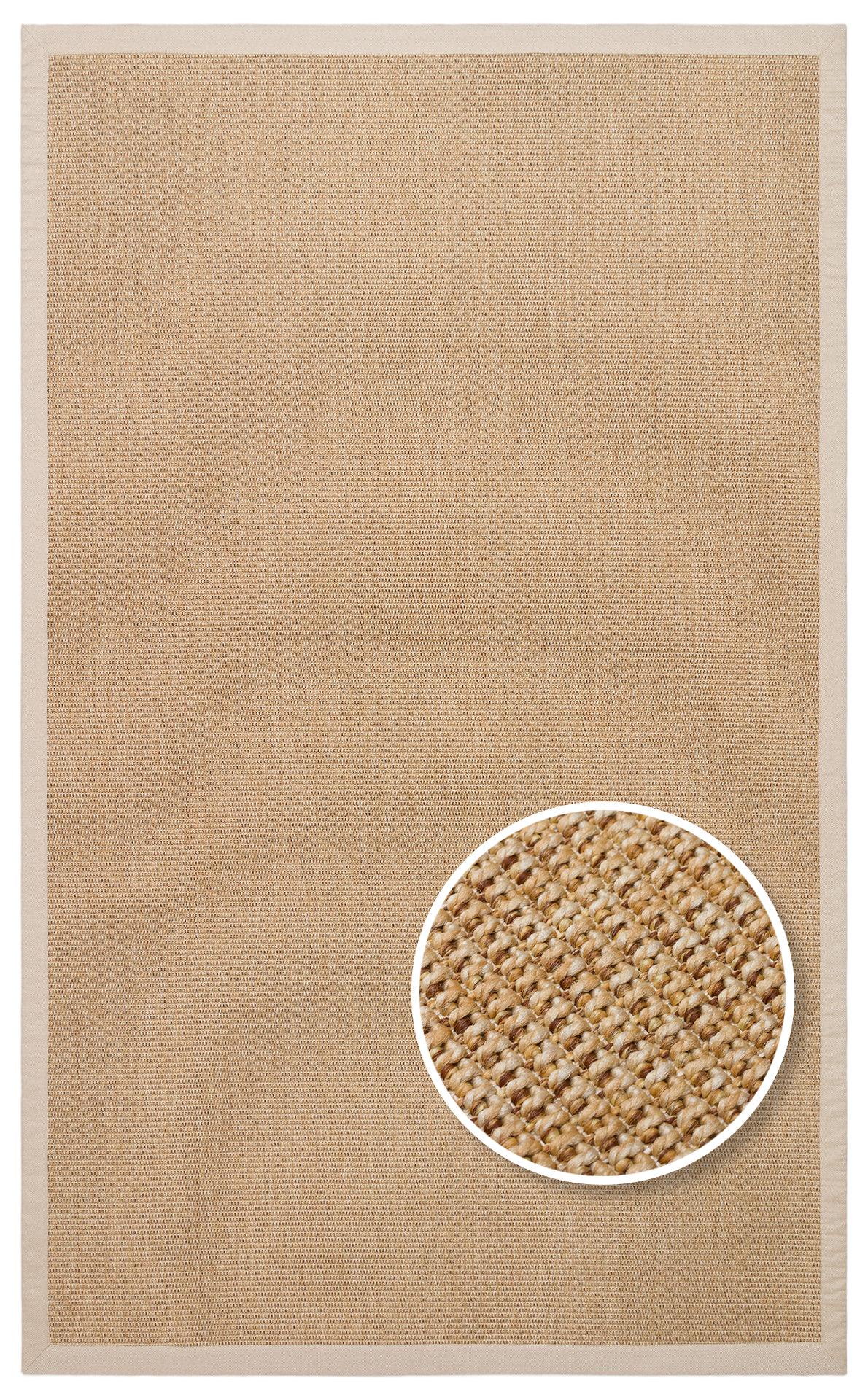 Sisal Bordur Serisi - Natural Dokuma Bej Bordür