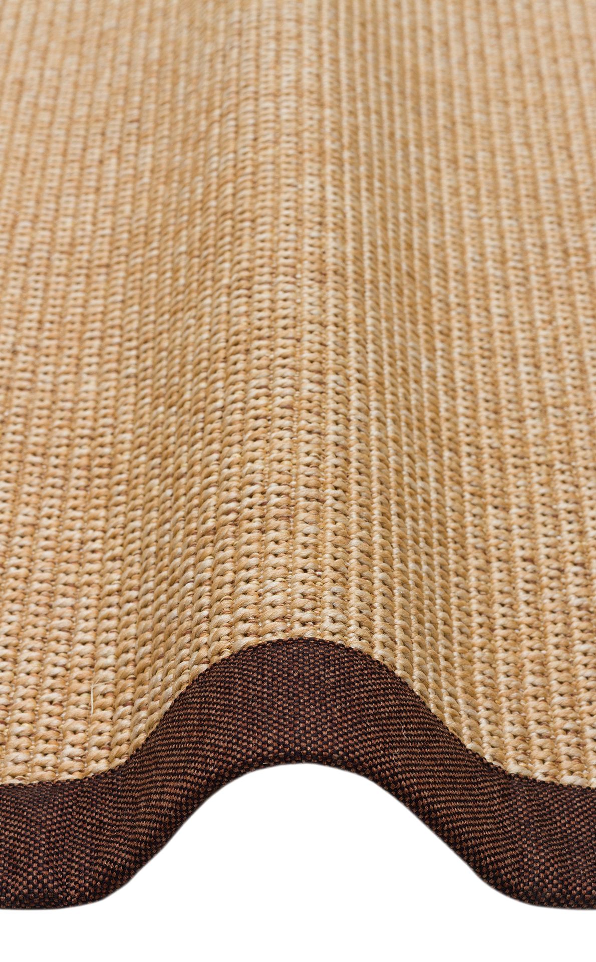 Sisal Bordur Serisi - Natural Dokuma Kahve Bordür