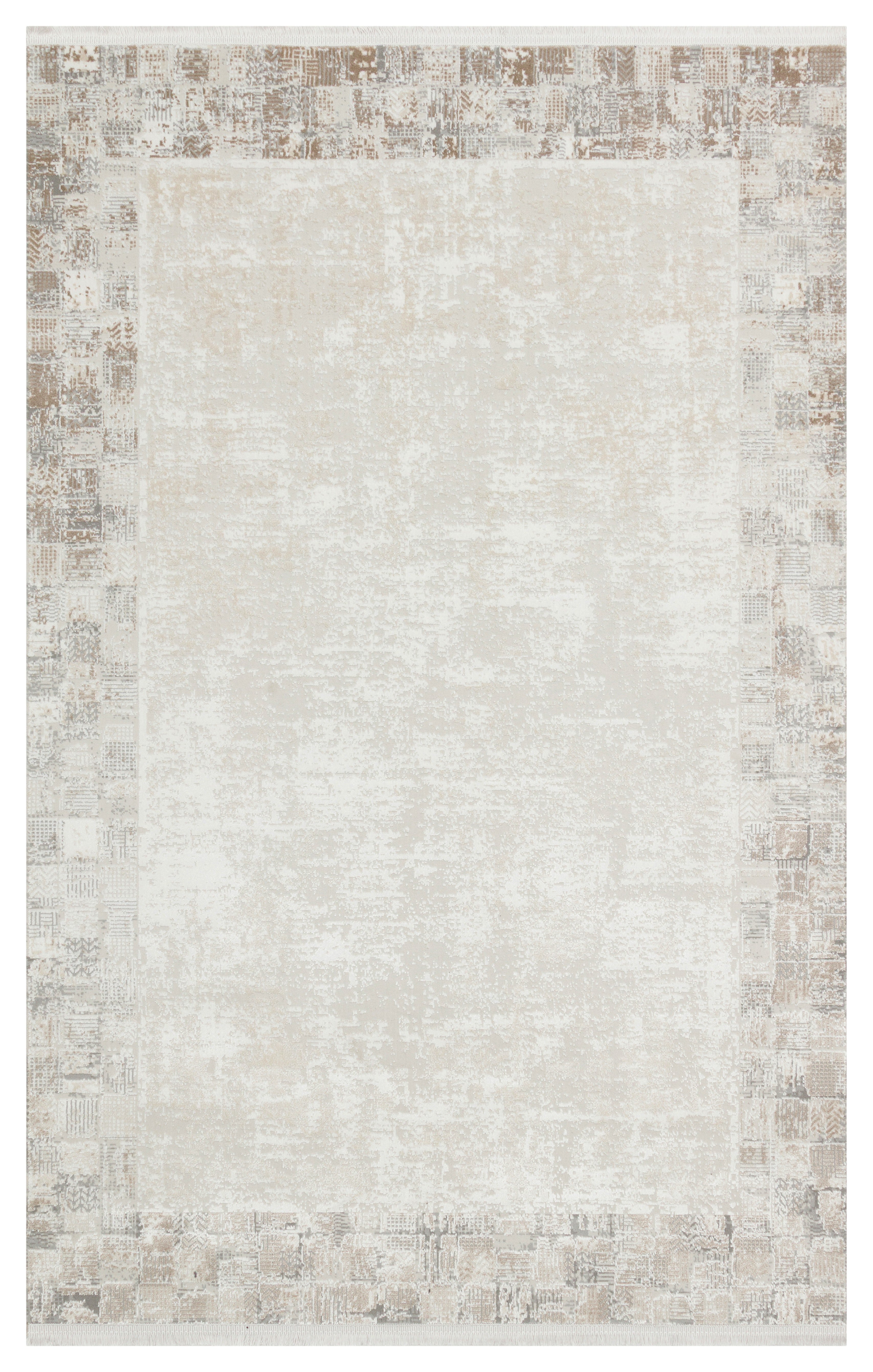 Yumuşak Dokulu Sık Dokuma Salon Halısı - 0688 Vizon