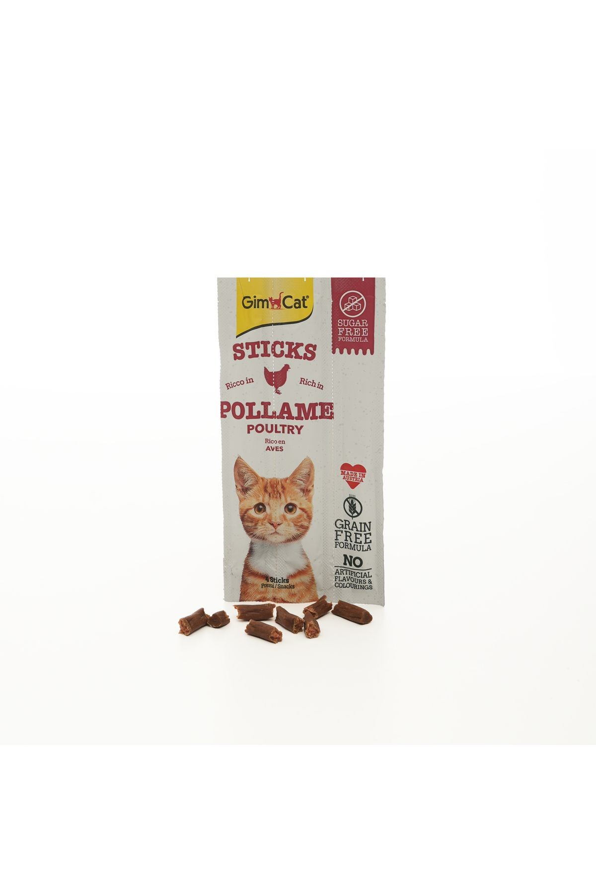 Poultry Sticks – Tavuklu Tahılsız Kedi Ödül Çubuğu – 4’lü Paket