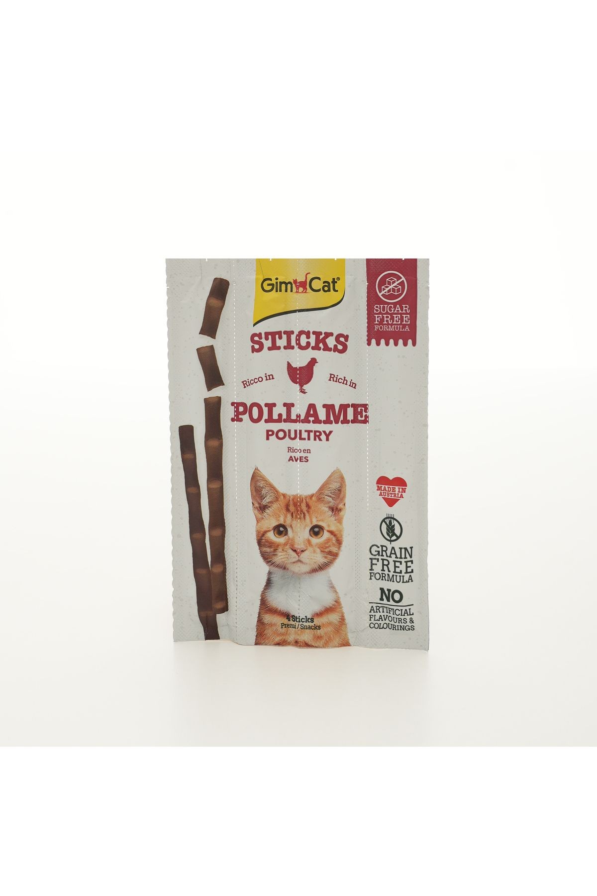 Poultry Sticks – Tavuklu Tahılsız Kedi Ödül Çubuğu – 4’lü Paket