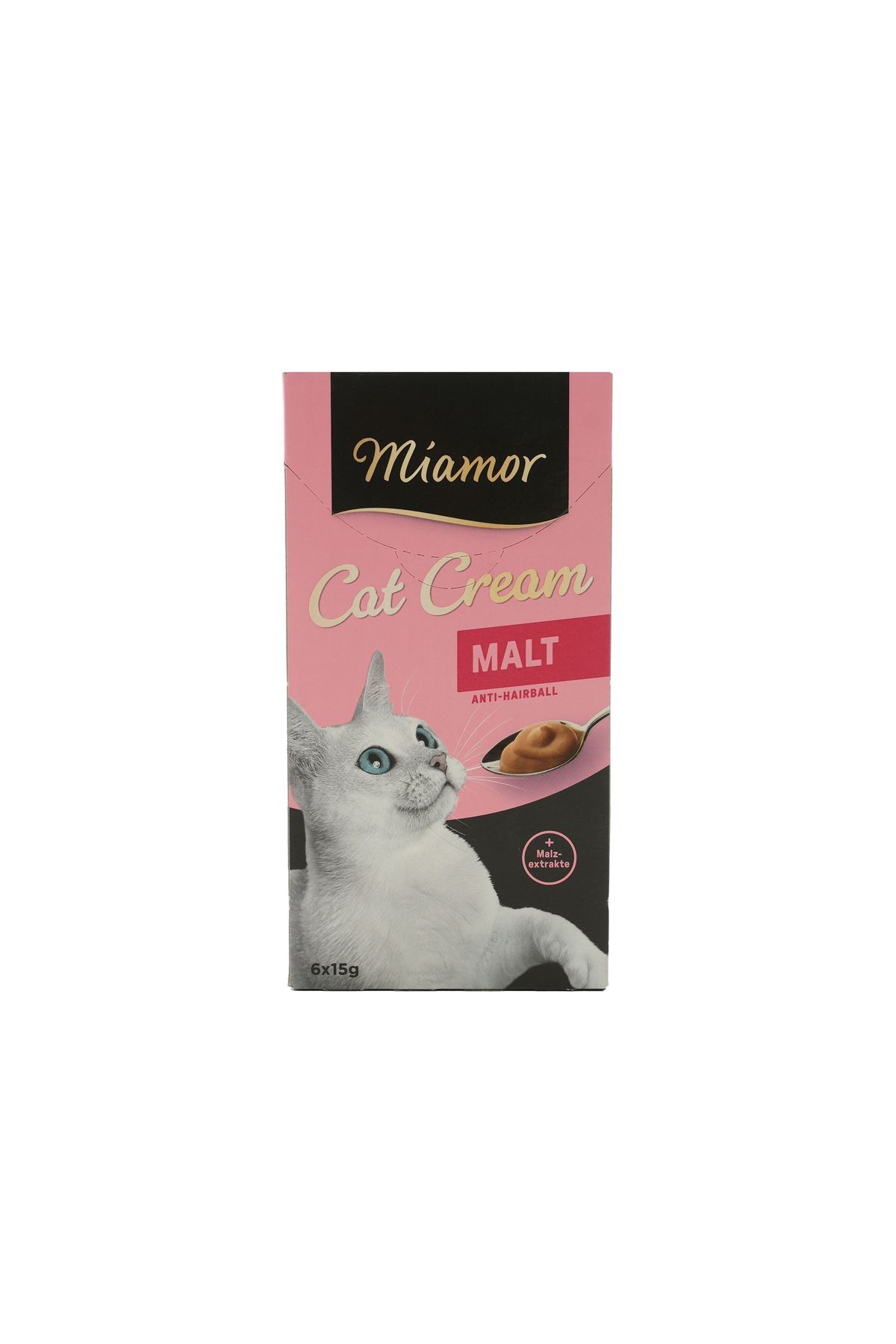 Cat Cream Malt – Tüy Yumağı Önleyici Kedi Ödülü – 6x15 g