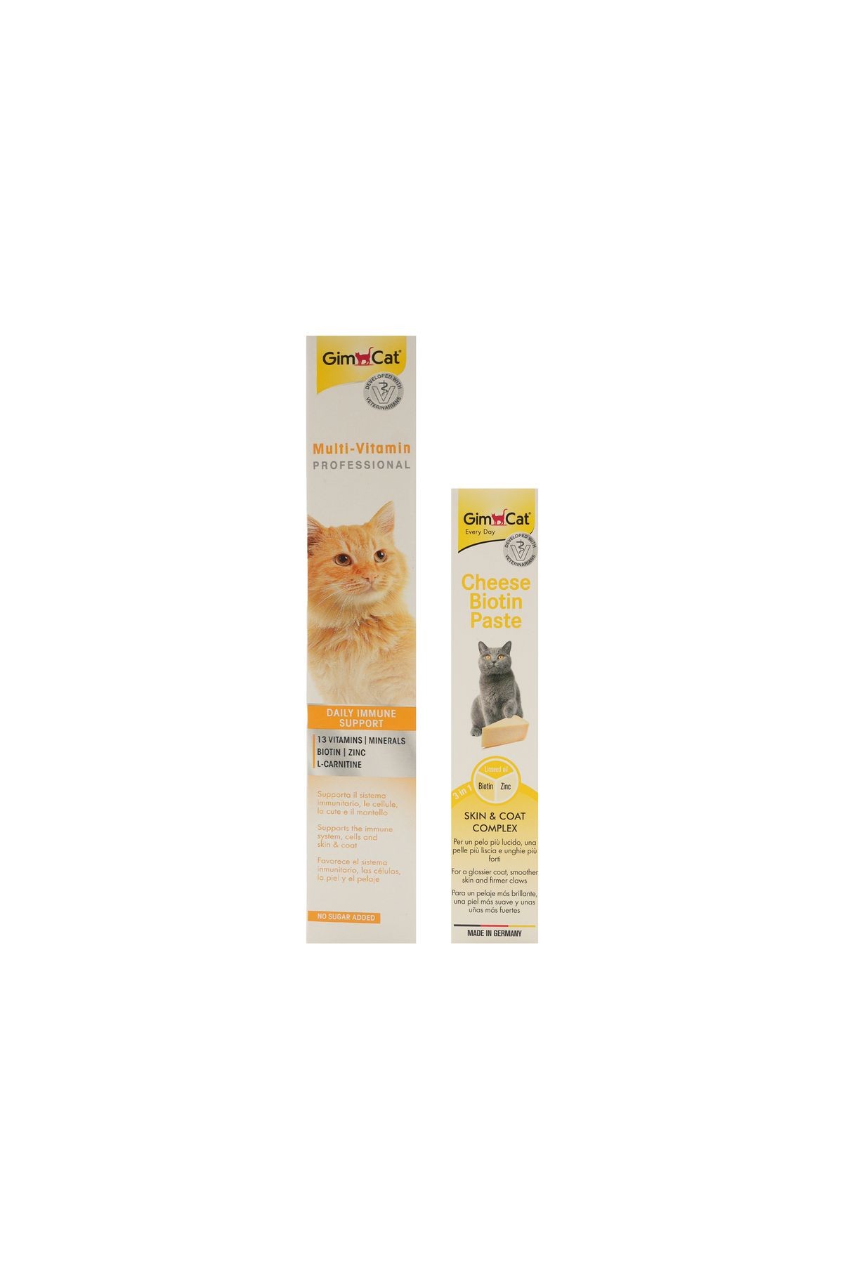 Parlak Tüyler & Güçlü Bağışıklık Seti – Vitamin + Biotinli Macun (100 g + 50 g)
