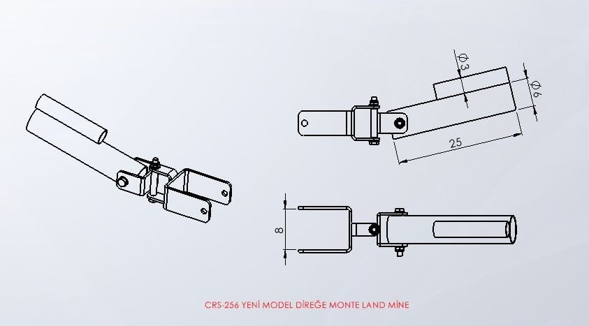 Direğe Monte Landmine Yeni Model