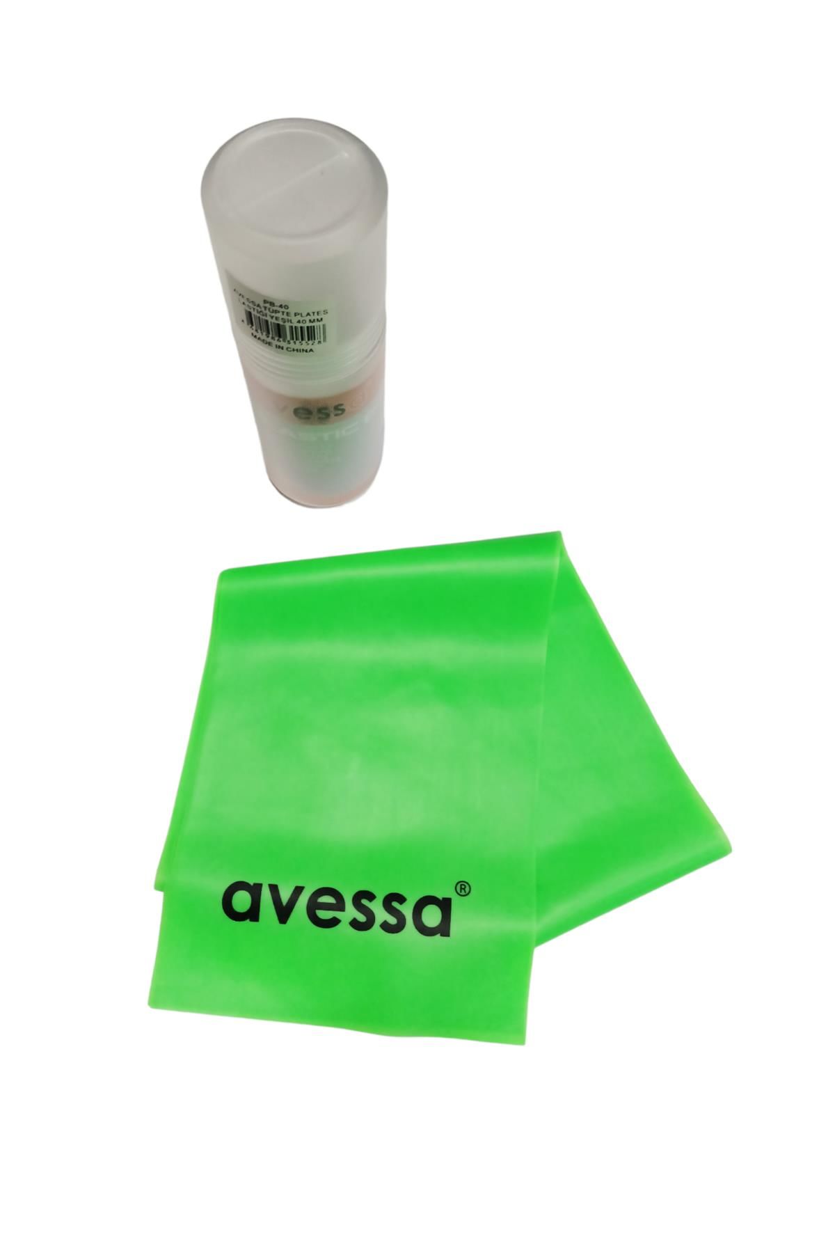 Avessa Tüpte Pilates Lastiği Pb-40 Yeşil 40 Mm
