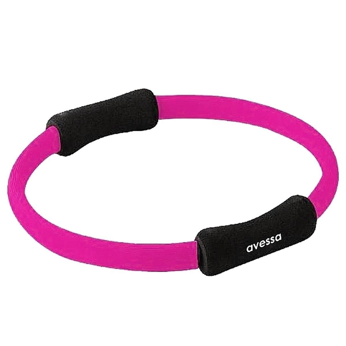 Avessa 35 Cm Pilates Çemberi Sünger Tutaçlı Pembe