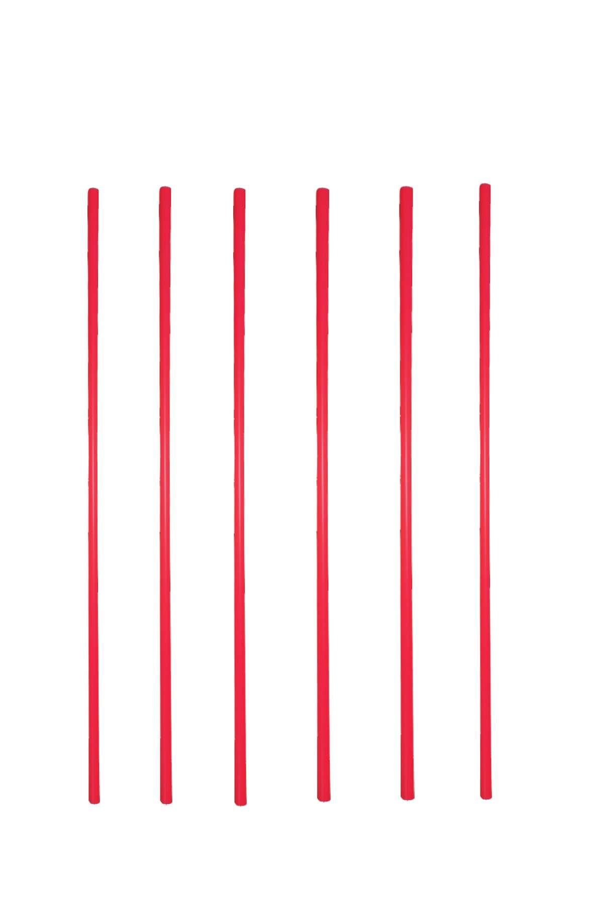 Avessa Slm-20 Slalom Çubuğu 150 Cm Kırmızı 6Lı