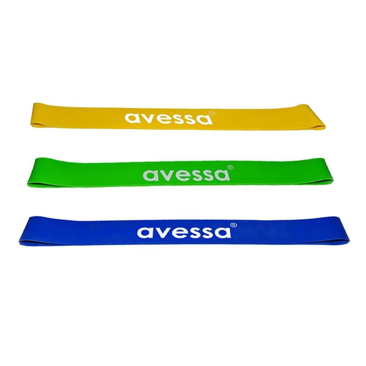 Avessa Latex Aerobik 3 Lü Direnç Seti Lab10-20-30