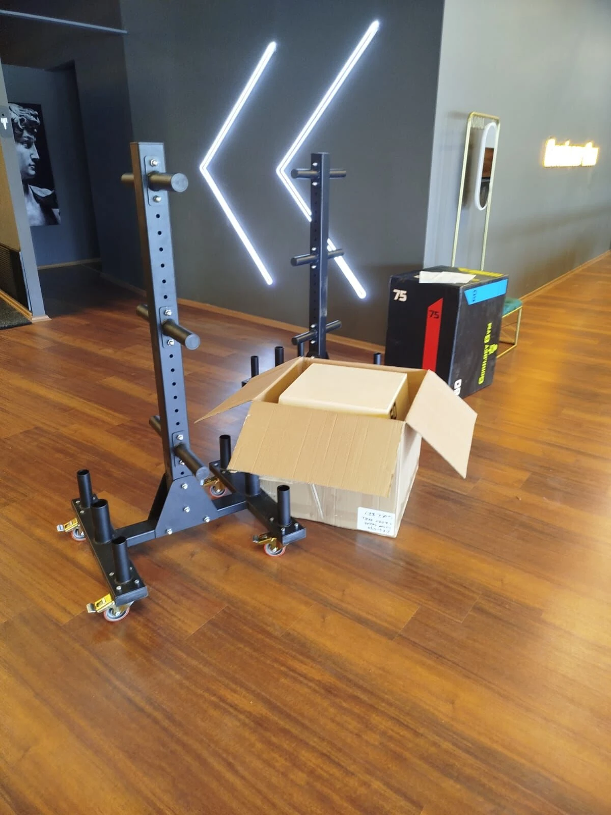 Plate Rack - Barbell Rack Tekerlekli