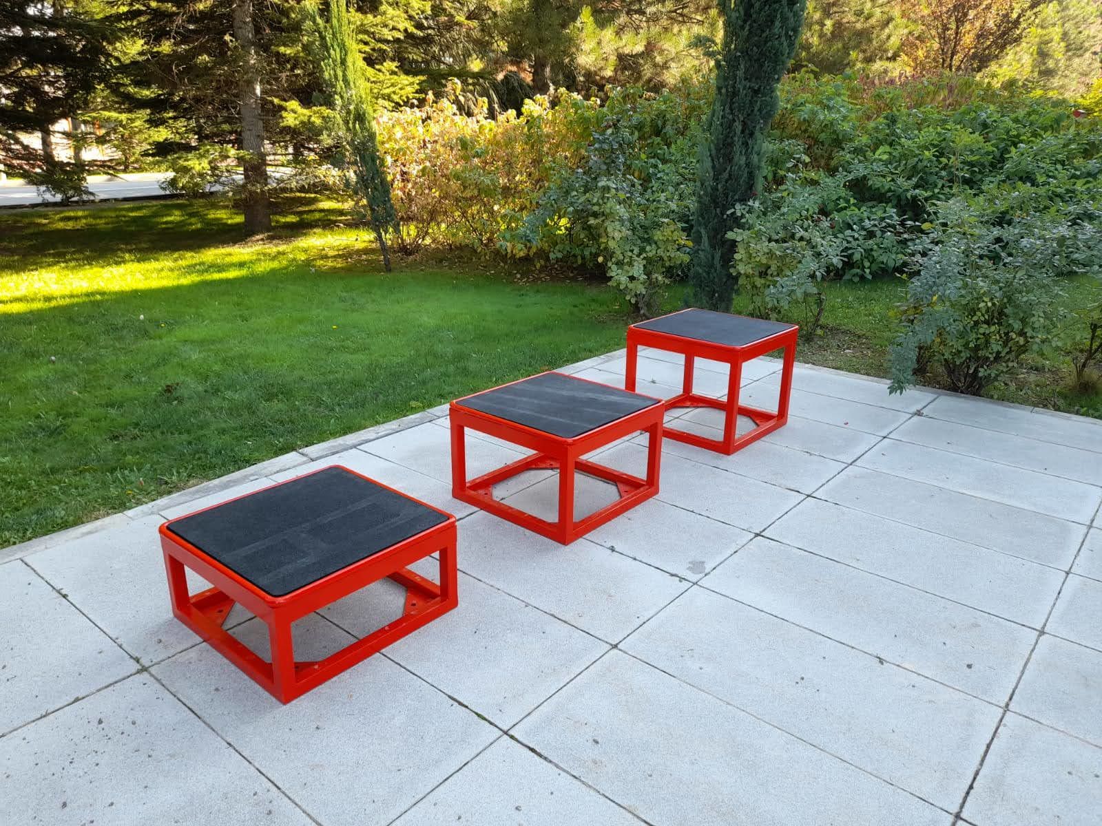 Metal Sehpa Seti Küp Model 30-40-50Cm